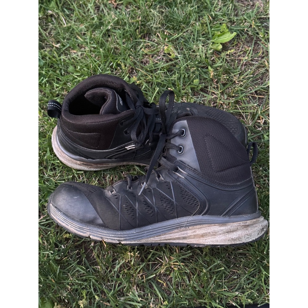 KEEN Utility KonnectFit Mens 10EE‎ Black Work Boots ASTM F2413-18 EH Safety Toe